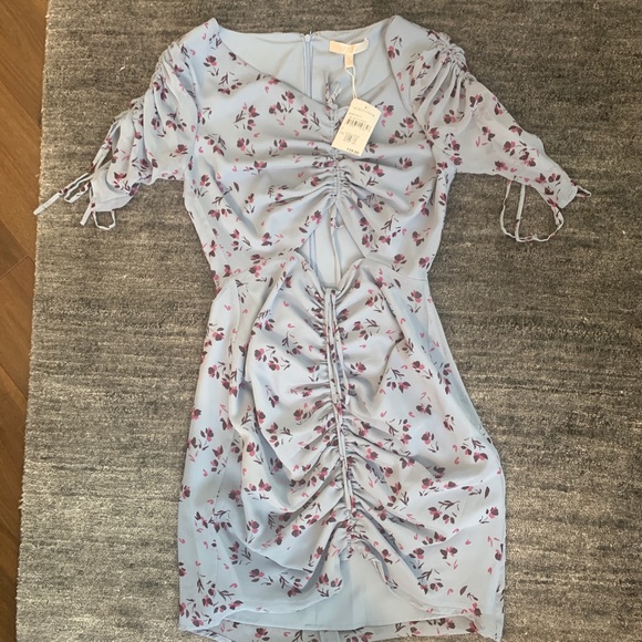 WAYF Floral Printed Mini Dress - Picture 2 of 2